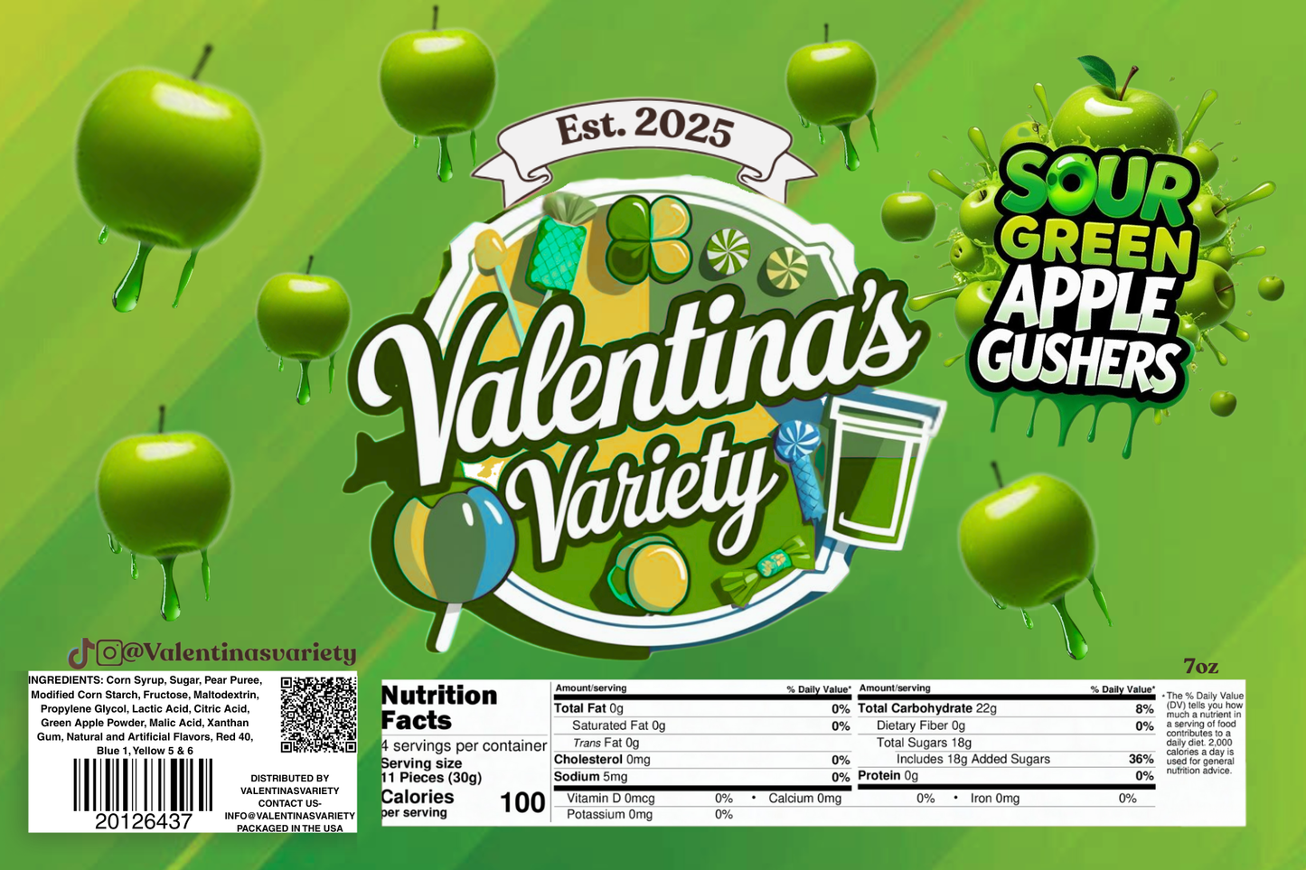 Sour Green Apple Gushers